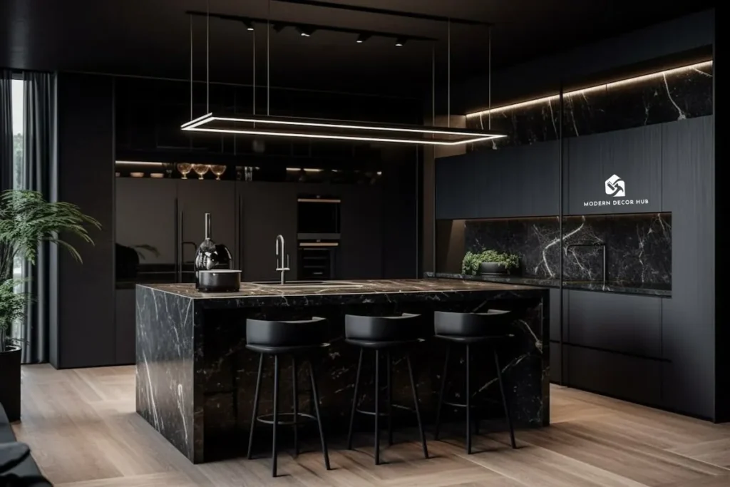 black-marble-in-kitchen-ideas-tips