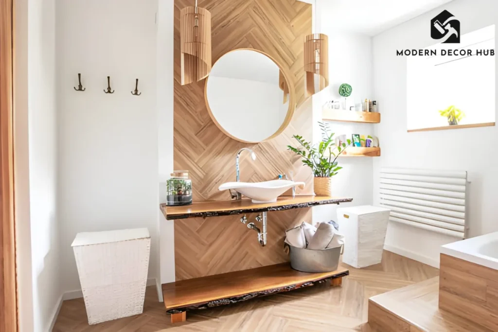 half bathroom decorating