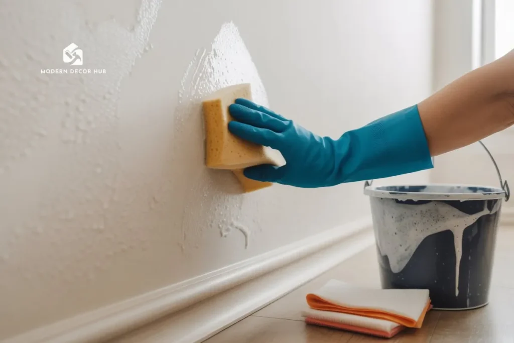 what to clean walls with before painting